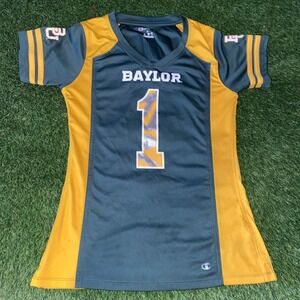 Baylor University Bears Champion Jersey Womens Small #1 Green